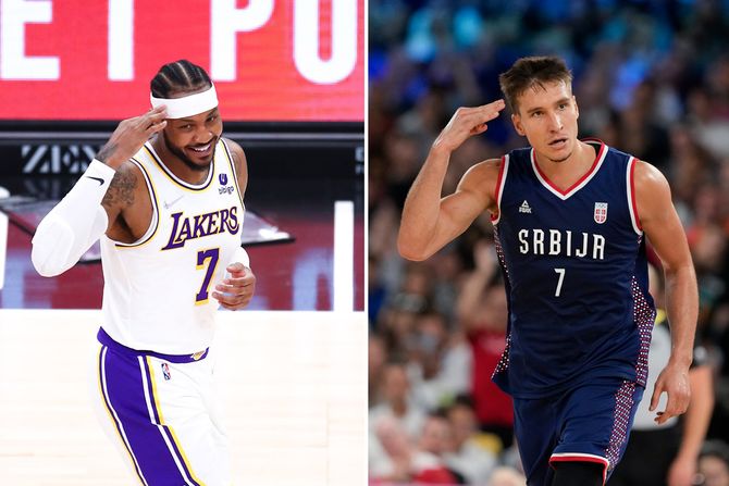 Carmelo Anthony, Karmelo Entoni, Bogdan Bogdanović