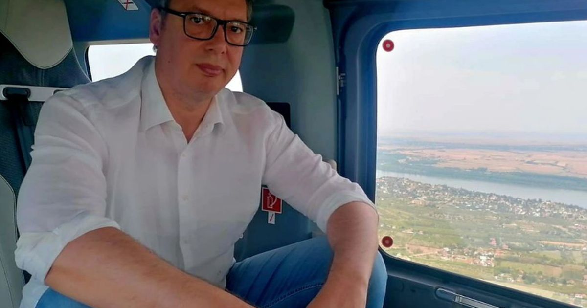 Vučić objavio sliku iz helikoptera: Danas se uputio na zanimljiv događaj, imao je jasnu poruku