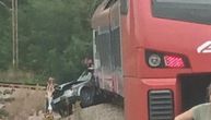 First photo of Lazarevac horror: Train dragged car along tracks, 2 children, man died instantly (DISTURBING)