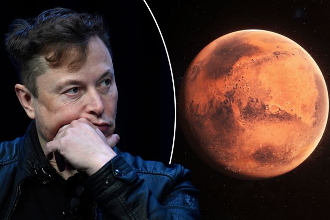 Ilon Mask i Mars Ilon Mask i Mars