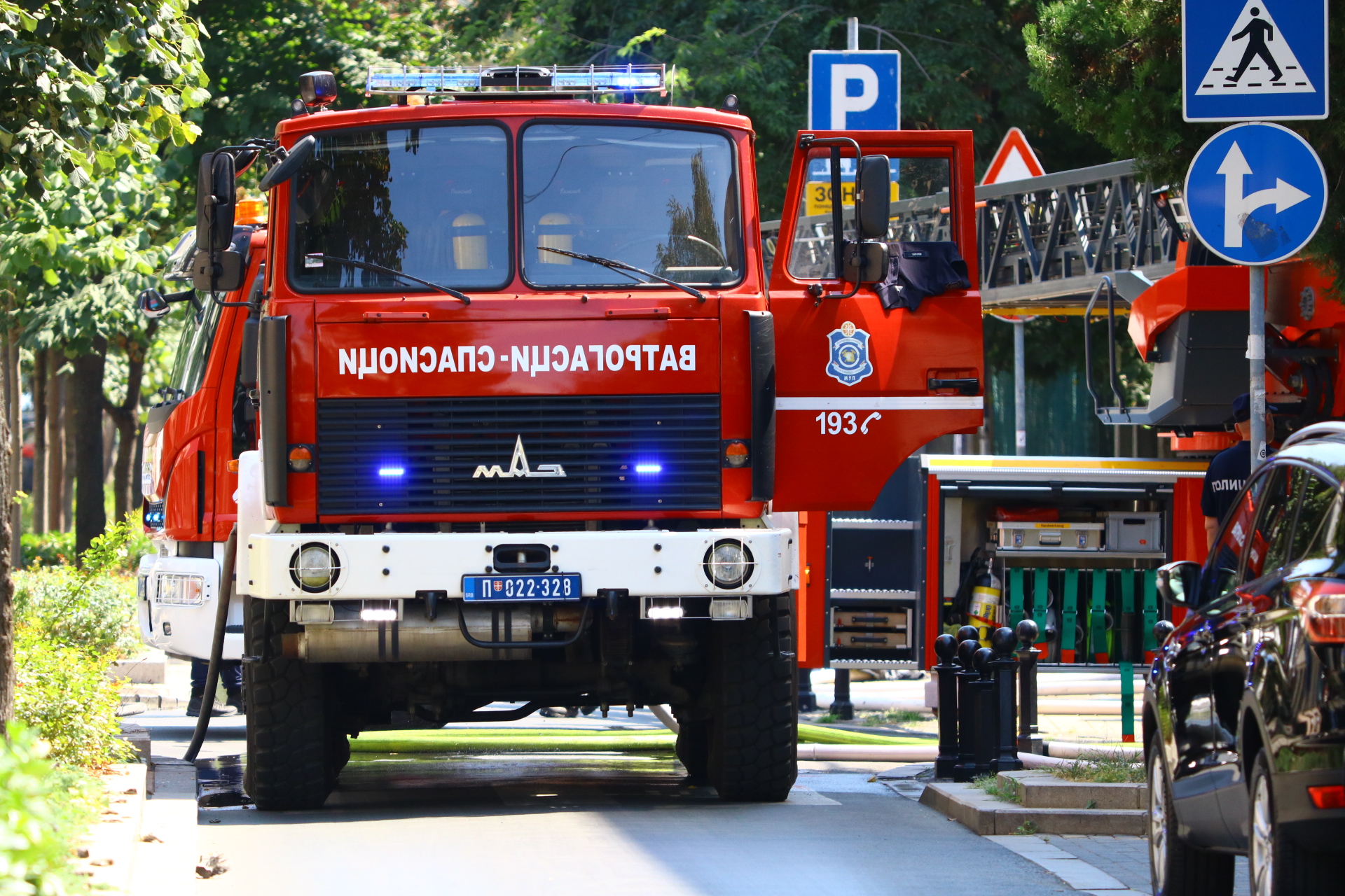 Požar u Novom Sadu: Zapalila se kuhinja