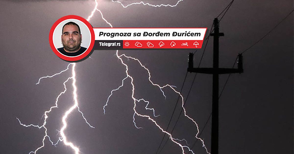 Danas nestabilno, prete i oluje sa grmljavinom, moguć GRAD: Temperatura do 23°C