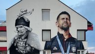 Đoković dobio dosad najmoćniji mural u Republici Srpskoj, pored njega je i jedan od najvećih srpskih hajduka