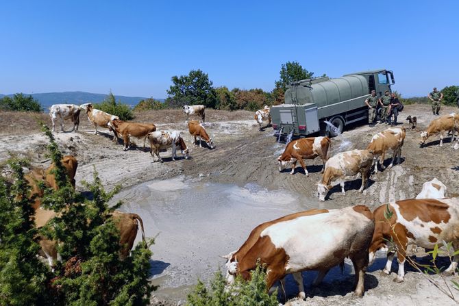 Vojska Srbije pomaže u opštinama ugroženim nestašicom vode