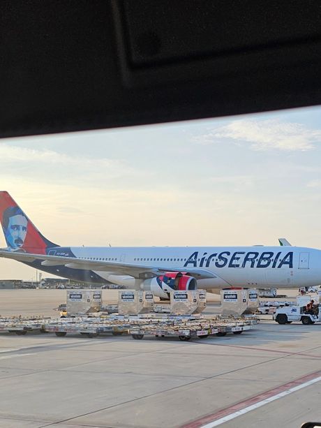 AirSerbia avion u Čikagu