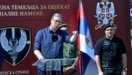 Vučić položio kamen temeljac u kasarni "Vasa Čarapić": "Simbol ulaganja Srbije u najbolje ljude"