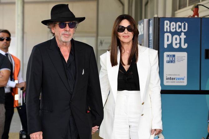 Monika Beluči i Tim Barton Monica Bellucci Tim Burton
