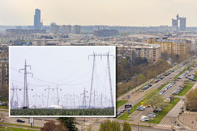 novi beograd, dalekovod