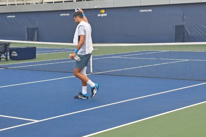 Novak Đoković, trening