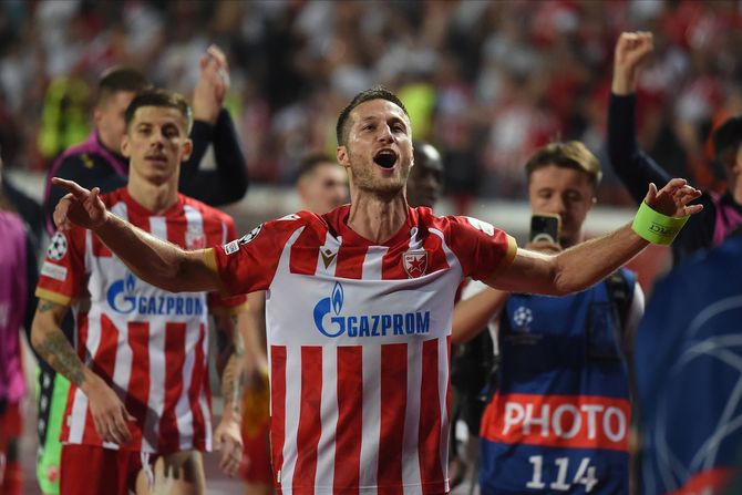 Uroš Spajić, FK Crvena zvezda, FK Bode Glimt, Liga šampiona