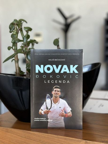 Novak Đoković knjiga, Miloš Bećagović Novak Đoković knjiga, Miloš Bećagović