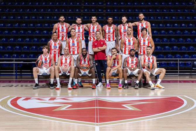 Timska slika KK Crvena zvezda Meridianbet 2024 2025