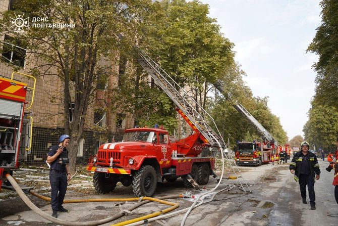 Posledice ruskih napada na Poltavu i Lavov