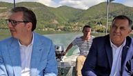 Vučić sa Dodikom u poseti Malom Zvorniku: Zvorničko jezero mora da se očisti, biće tu puno posla