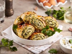 rolnice, rolnice sa spanaćem, spanać, kiflice