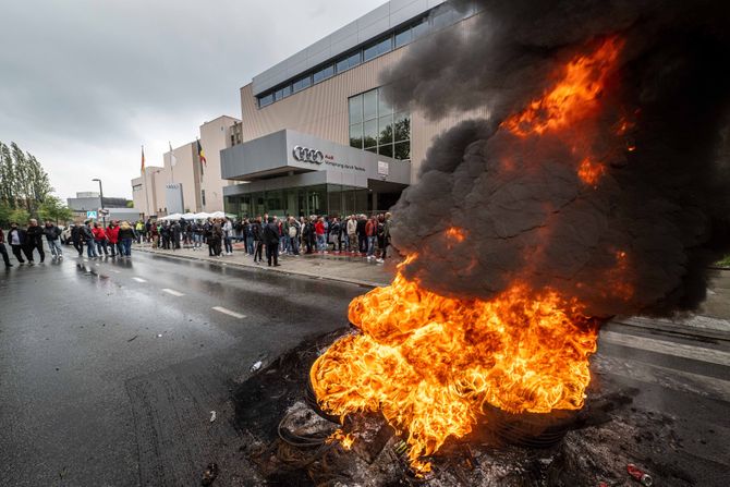 Brisel Audi protesti