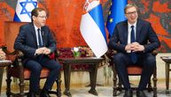 Počeo sastanak: Vučić dočekao izraelskog predsednika Hercoga ispred Palate Srbija