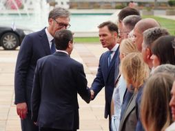 Aleksandar Vučić i Isak Hercog