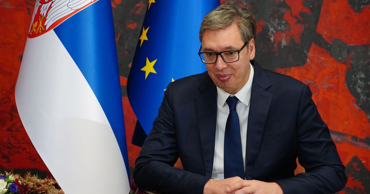 Vučić na prijemu koji su organizovali nemački kancelar Šolc i predsednik Namibije