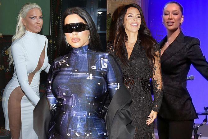 Seka Aleksić, Kaja Ostojić i Jelena Karleuša i Tea Tairovic Seka Aleksić, Kaja Ostojić i Jelena Karleuša i Tea Tairovic