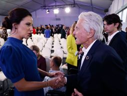 Kijev, Tamara Vučić, Majkl Daglas i njegov sin