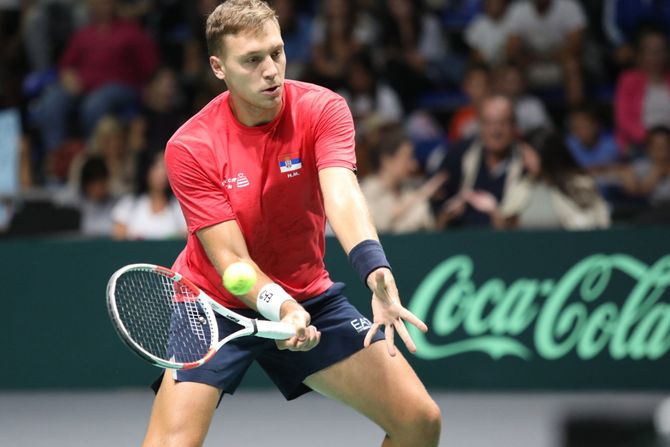 Srbija tenis trening Hamad Medjedović