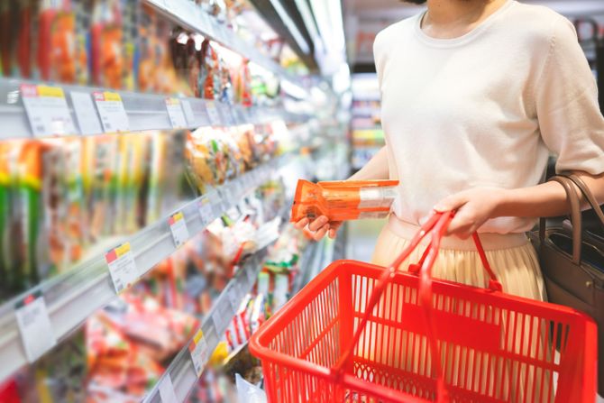 Supermarket, prodavnica, kupovina, korpa , potrošačka korpa