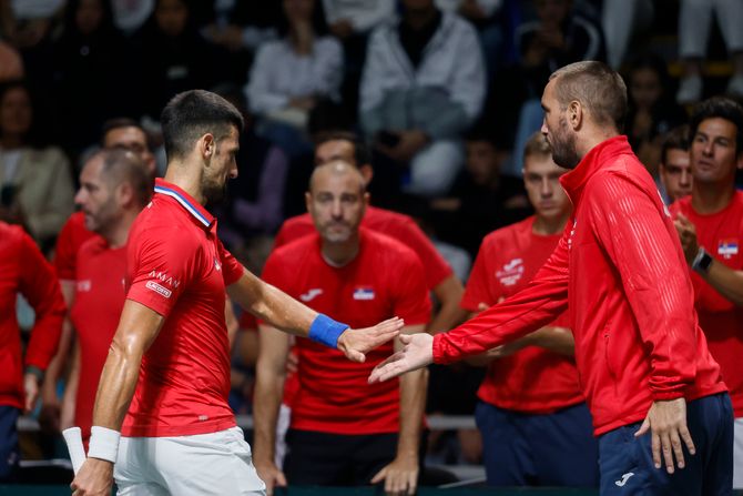 Tenis Dejvis kup Srbija, Grčka, Novak Đoković - Ksilas