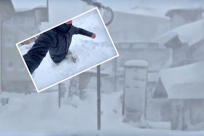 Austrija, Obertauern sneg Austrija, Obertauern sneg