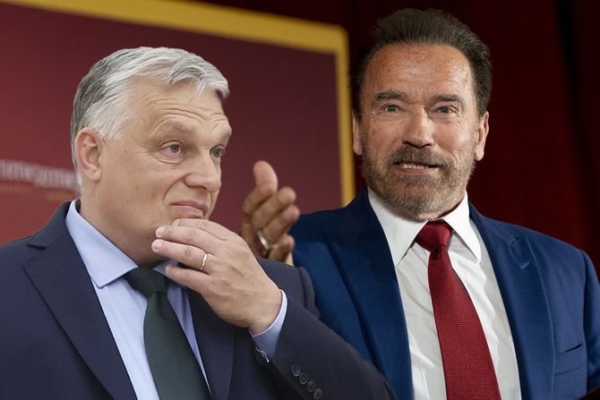Viktor Orban i Arnold Švarceneger Viktor Orban i Arnold Švarceneger