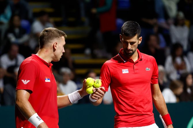 Tenis, Dejvis kup Srbija, Grčka, Novak Đoković i Hamad Međedović