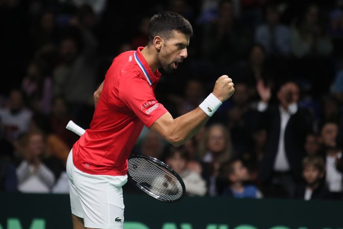 Tenis, Dejvis kup Srbija, Grčka, Novak Đoković i Hamad Međedović Tenis, Dejvis kup Srbija, Grčka, Novak Đoković i Hamad Međedović