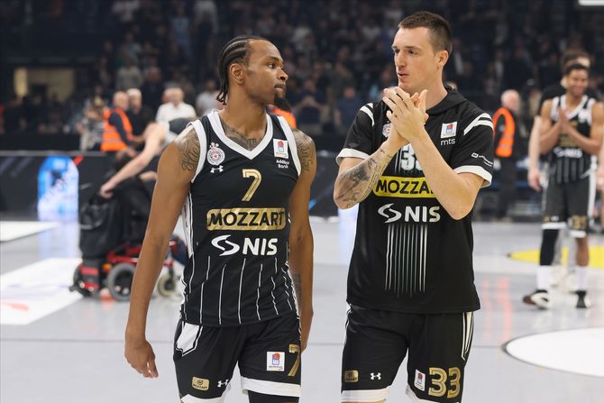 Kevin Panter i Danilo Anđušić - KK Partizan