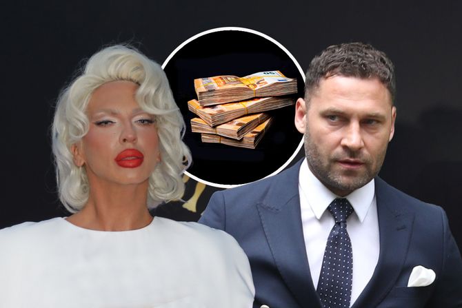 Jelena Karleuša, Duško Tošić, evri, pare Jelena Karleuša, Duško Tošić, evri, pare