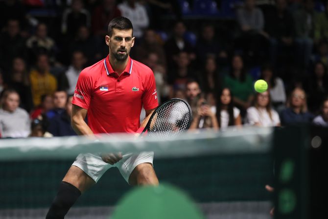 Tenis, Dejvis kup Srbija, Grčka, Novak Đoković  i  Hamad Međedović