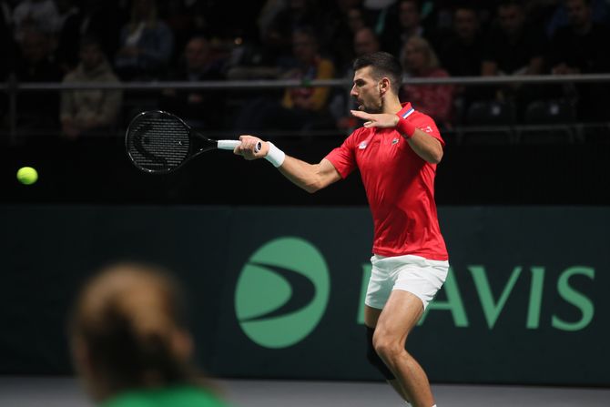 Tenis, Dejvis kup Srbija, Grčka, Novak Đoković  i  Hamad Međedović