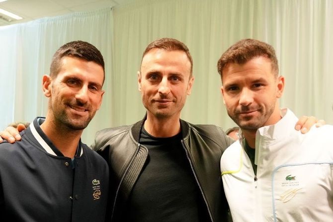 Dimitar Berbatov, Novak Đoković, Grigor Dimitrov