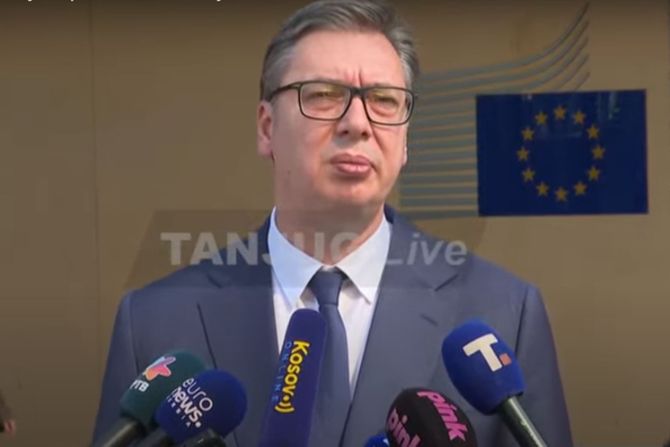 Brisel - Izjava predsednika Srbije Aleksandra Vučića