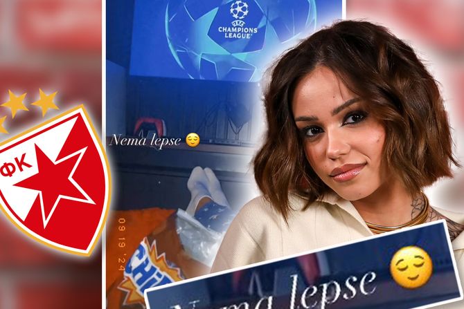 Anđela Ignjatović Breskvica FK Crvena zvezda FK Benfika Liga šampiona Anđela Ignjatović Breskvica FK Crvena zvezda FK Benfika Liga šampiona