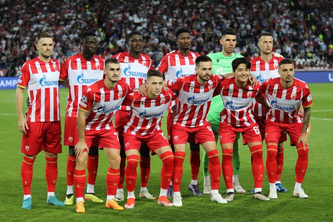 Fudbal FK Crvena zvezda FK Benfika UEFA Liga šampiona