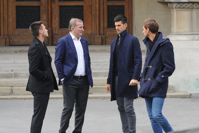 Goran Đoković, Novak Đoković, Marko Đoković, Đorđe Đoković Goran Đoković, Novak Đoković, Marko Đoković, Đorđe Đoković