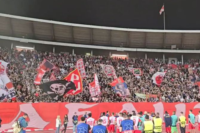 Delije ,FK Crvena zvezda - FK Benfika