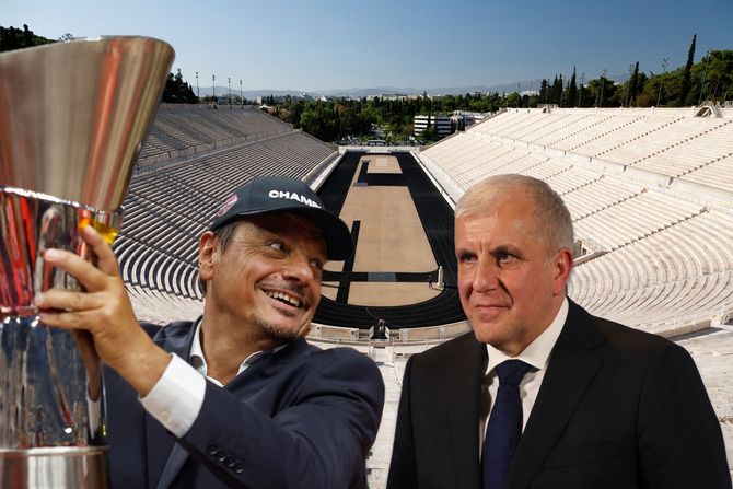 Kalimarmaro, Panathenaic Stadium , Kallimarmaro, Ergin Ataman i Željko Obradović