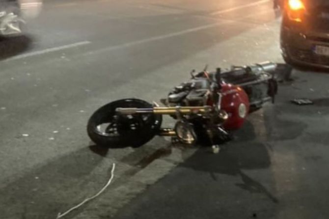 Oboren motociklista u Sarajevskoj ulici Oboren motociklista u Sarajevskoj ulici