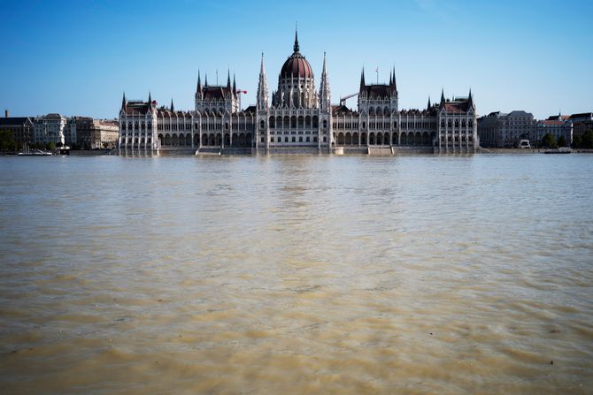 Poplave Dunav Mađarska Budimpešta