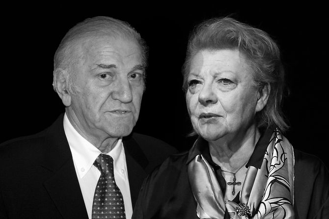 Velimir Bata Živojinović i Radmila Živković Velimir Bata Živojinović i Radmila Živković