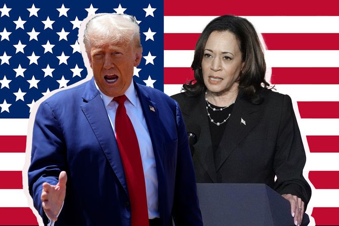 Donald Tramp i Kamala Haris