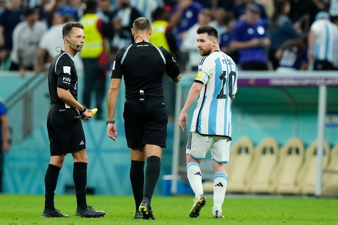 Lionel Mesi, sudija, Fudbalska reprezentacija Argentine