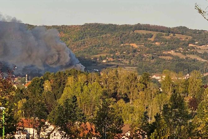 Gornji Milanovac, Nevade požar, gori vrtić