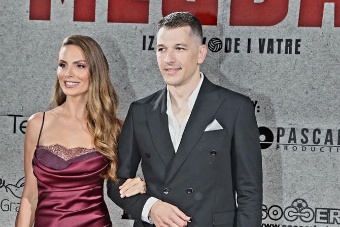 Film Megdan Izmedju vode i vatre premijera, Nina Seničar, Viktor Savić